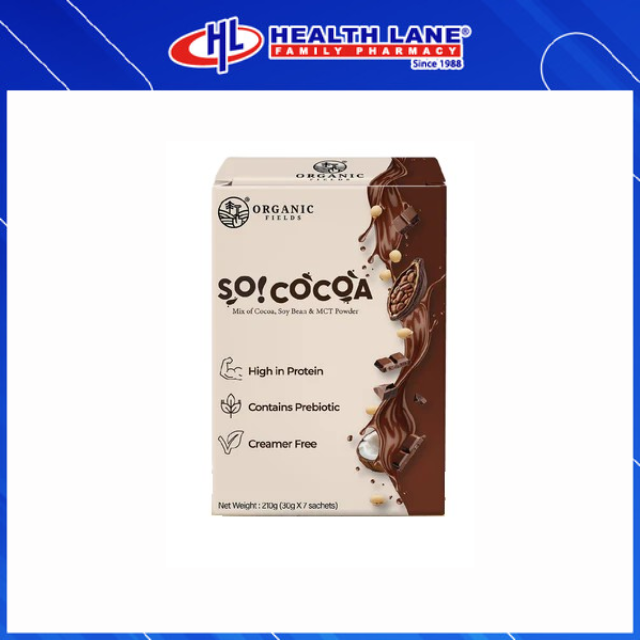 ORGANIC FIELDS SO! COCOA 30G X 7'S